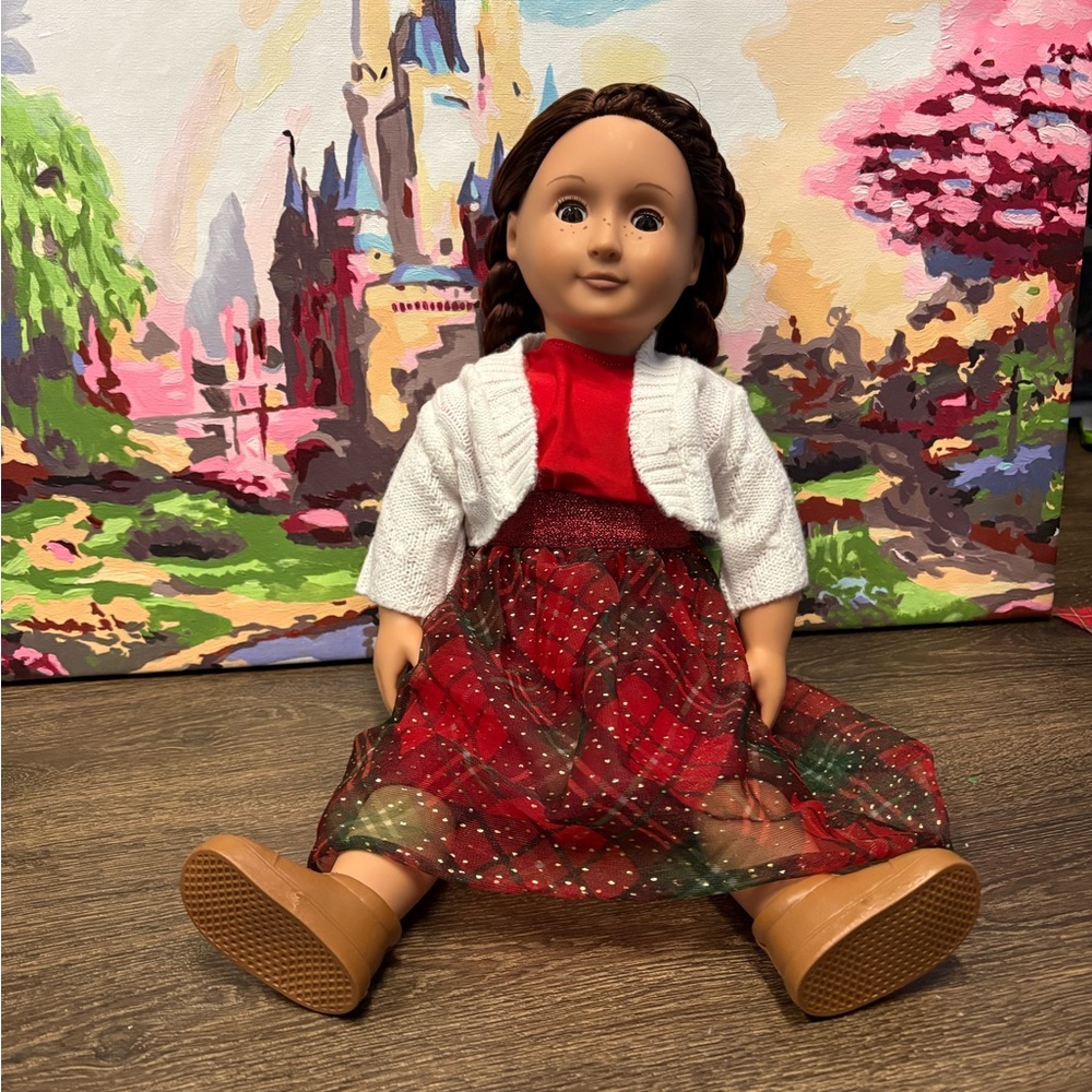 Great condition our generation battat 18 inch doll brown hair